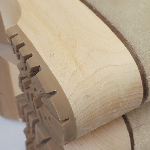 Kelsi Dagger Brooklyn Whip Clog Suede Booties Fawn Color Size 10 - Picture 11 of 16